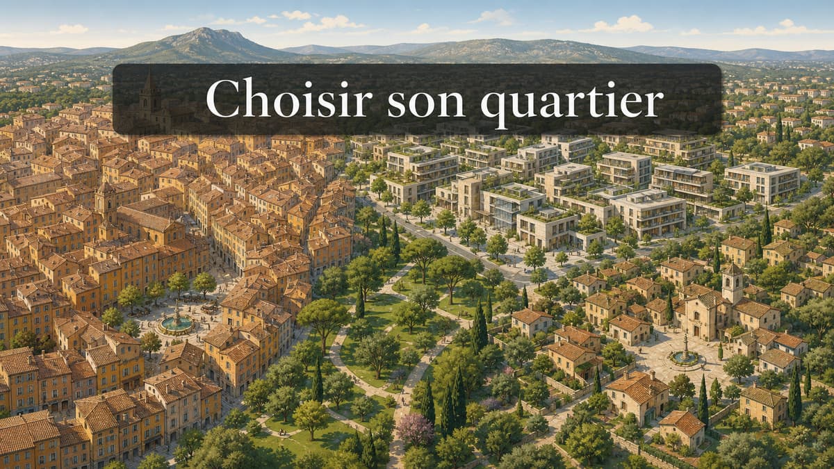 Vue aérienne stylisée d